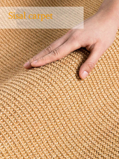 Sisal Woven Rug For Living Room Home Japan Rattan Bedroom Rug