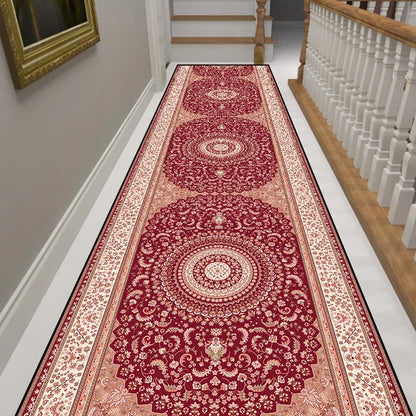 Bohemian Long Corridor Carpet Luxury European Decoration Hallway Rug