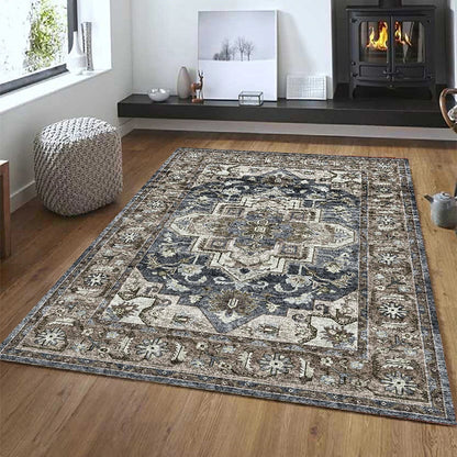 Turkey Mandala Big Carpet Non-slip Waterproof Large Geometric Area Rug