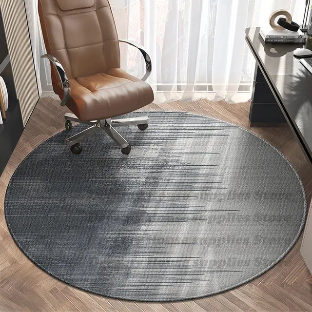 Round Rug Swivel Chair Decor Carpet Sofa Coffee Tables Area Rug