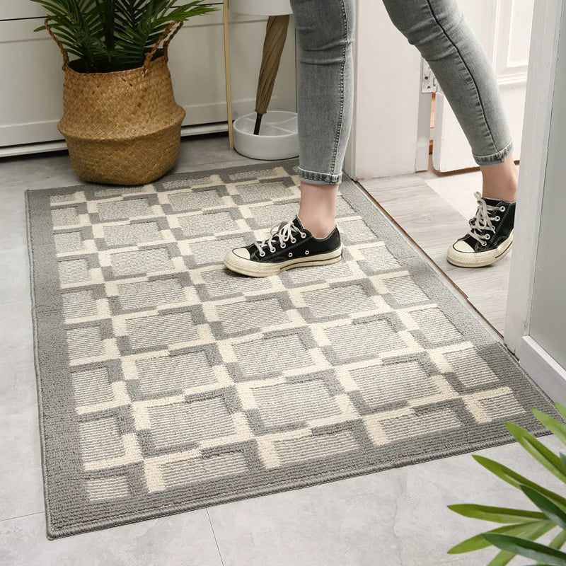 Indoor Door Mat Non-Slip Absorbent Resist Dirt Entrance Rug