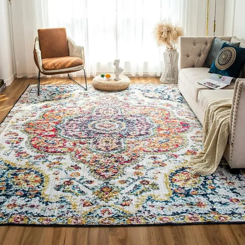 Islamic Interactive Prayer Rug Carpet In The Living Room Large Rug