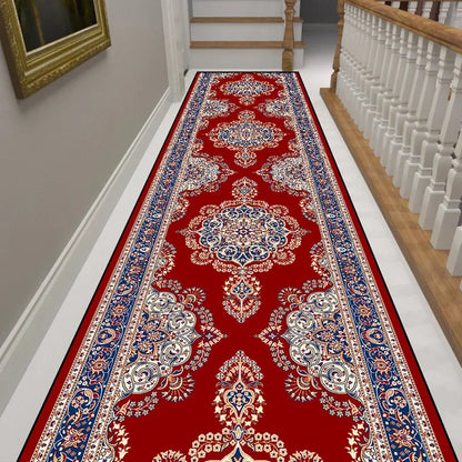 Bohemian Long Corridor Carpet Luxury European Decoration Hallway Rug