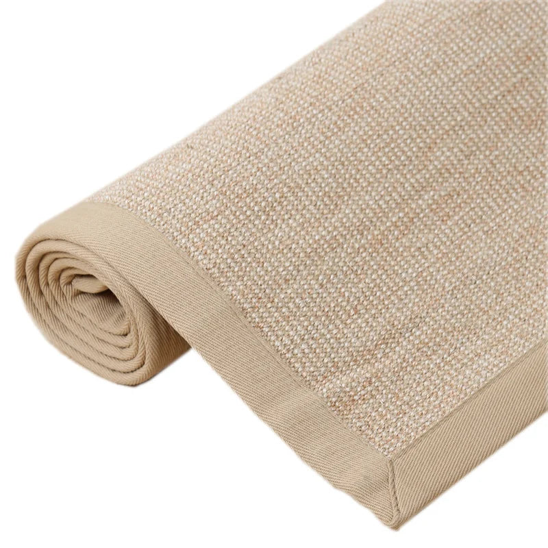 Sisal Woven Rug For Living Room Home Japan Rattan Bedroom Rug