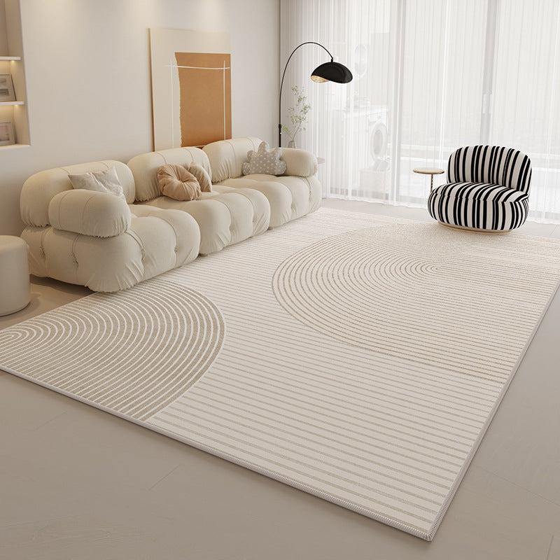 2025 New Cream Loop-Pile Rug – Waterproof & Modern