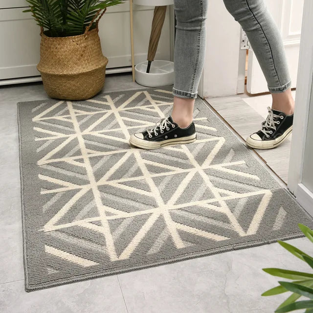 Indoor Door Mat Non-Slip Absorbent Resist Dirt Entrance Rug