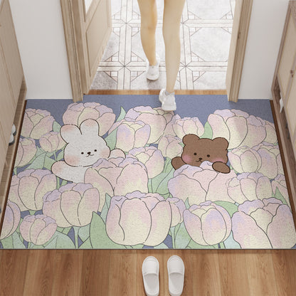 Cute Cartoon Entryway Door Mat – Non-Slip, Dust-Resistant, Durable Floor Mat