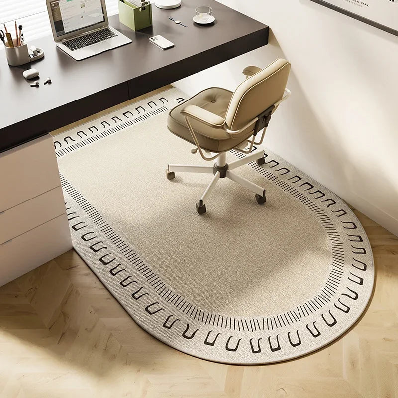 Office Chair Study Carpet Home Decoration Modern Non-slip Rug