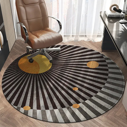 Round Rug Swivel Chair Decor Carpet Sofa Coffee Tables Area Rug