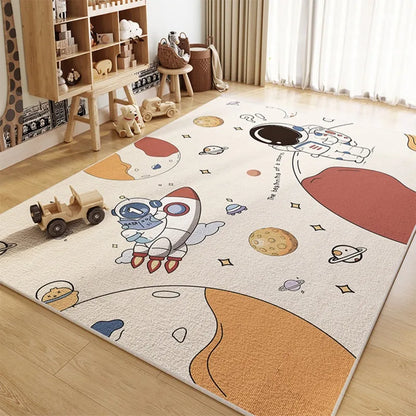 Children's cartoon animal pattern living room non-slip Rug