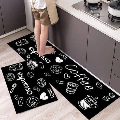 Kitchen Mat Fashion Simple Nordic Style  House Hold Long Strip Rug