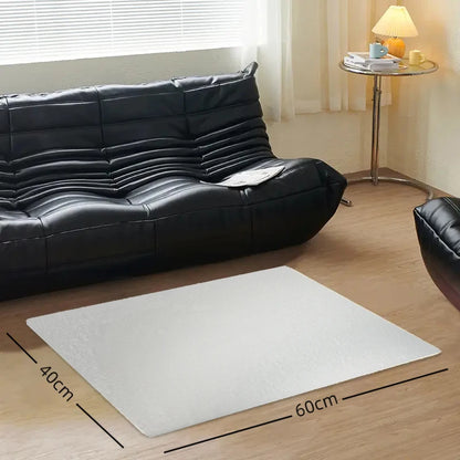 Simplicity Off-white Carpets for Living Room Non-slip Bedroom Rug