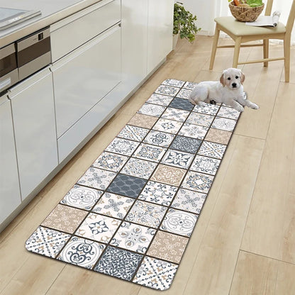 Floor Mat for Kitchen Nordic  Floor Waterproof Rug