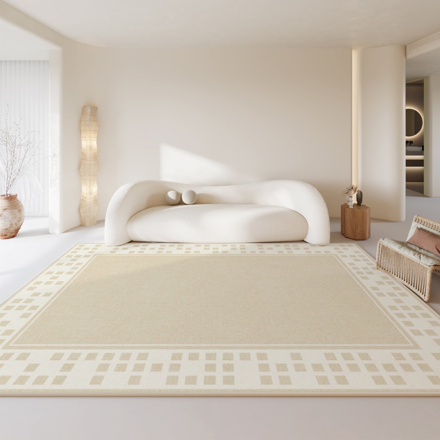 French Minimalist Rug – Waterproof, Luxe, Easy-Care Rug