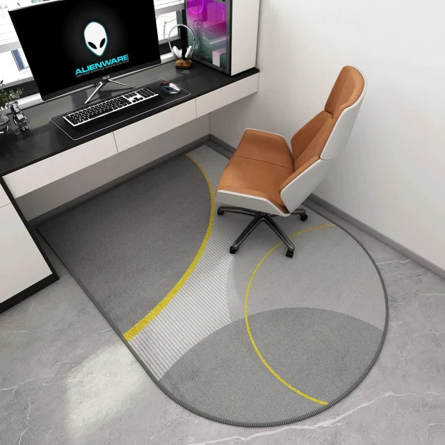 Luxury Computer Chair Carpet Study Tables Non-slip Modern Rug