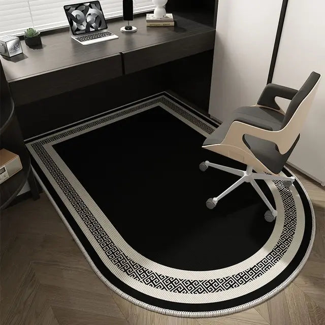 Luxury Computer Chair Carpet Study Tables Non-slip Modern Rug