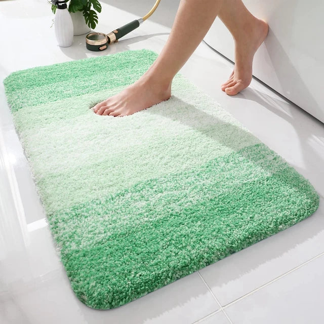 Homaxy Luxury Bathroom Foot Mat Absorbent Microfiber Bath Rug