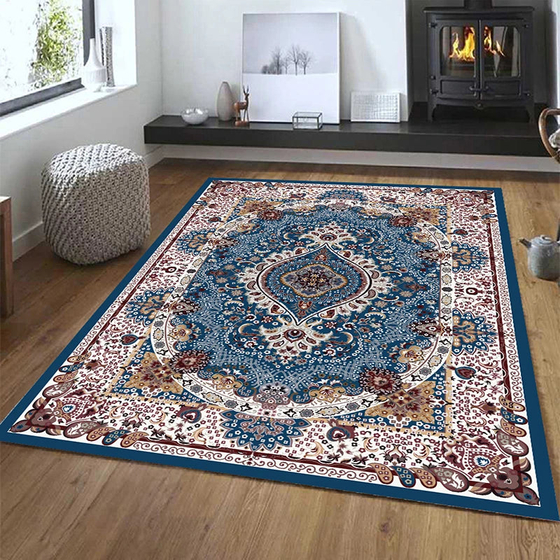 Turkey Mandala Big Carpet Non-slip Waterproof Large Geometric Area Rug