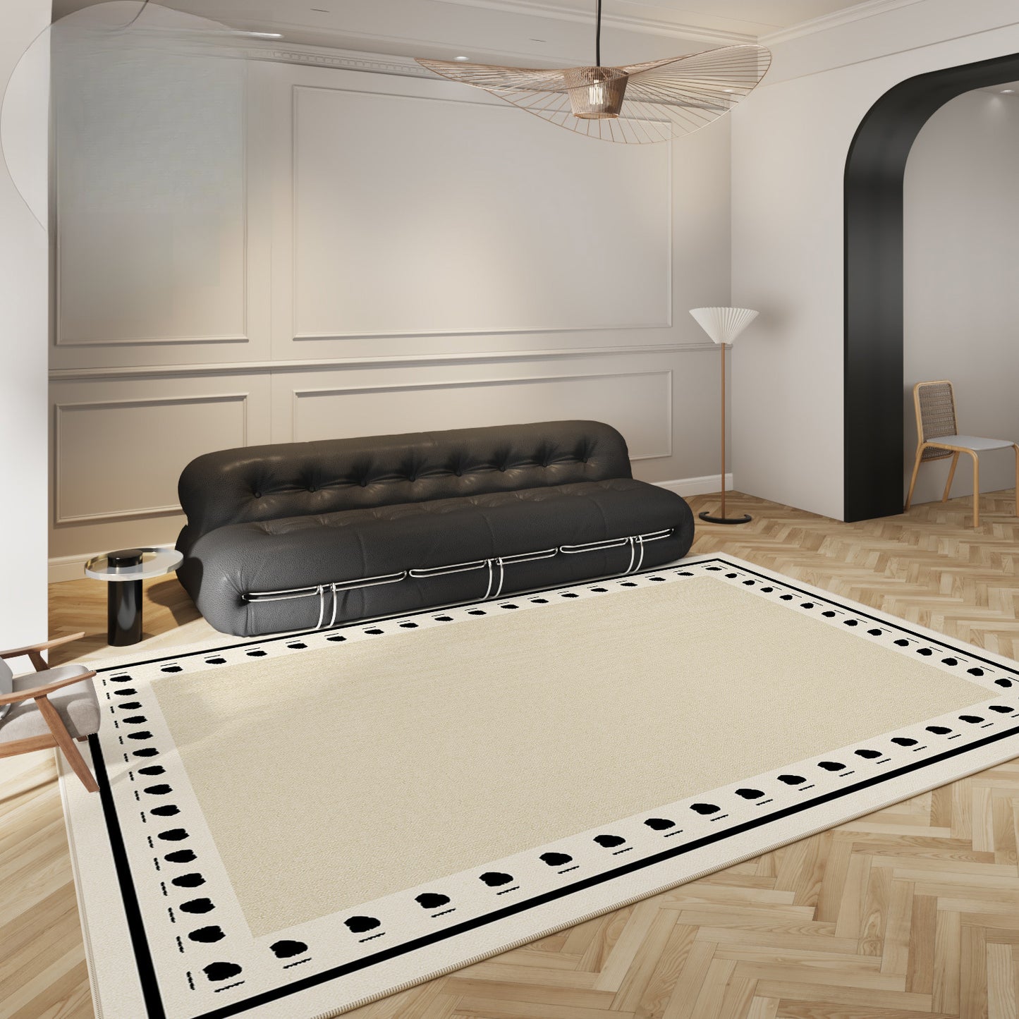 French Minimalist Rug – Waterproof, Luxe, Easy-Care Rug
