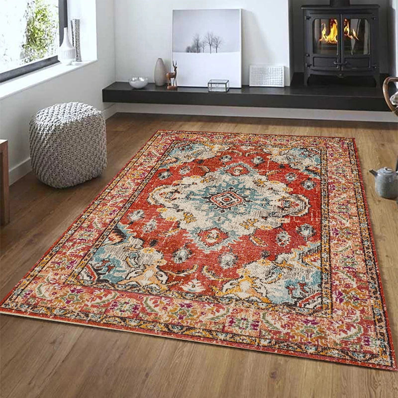 Turkey Mandala Big Carpet Non-slip Waterproof Large Geometric Area Rug