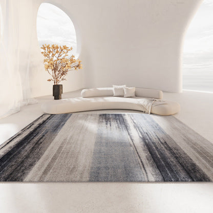 Plush Faux Cashmere Rug – Long-Pile Cream Carpet for Home