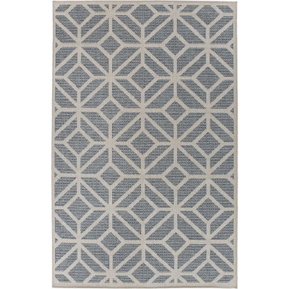 Contemporary  Outdoor Rug Geometric Design for Deck Rug