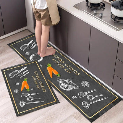 Kitchen Long Area Rug Hallway Soft Washable Anti Slip Rug