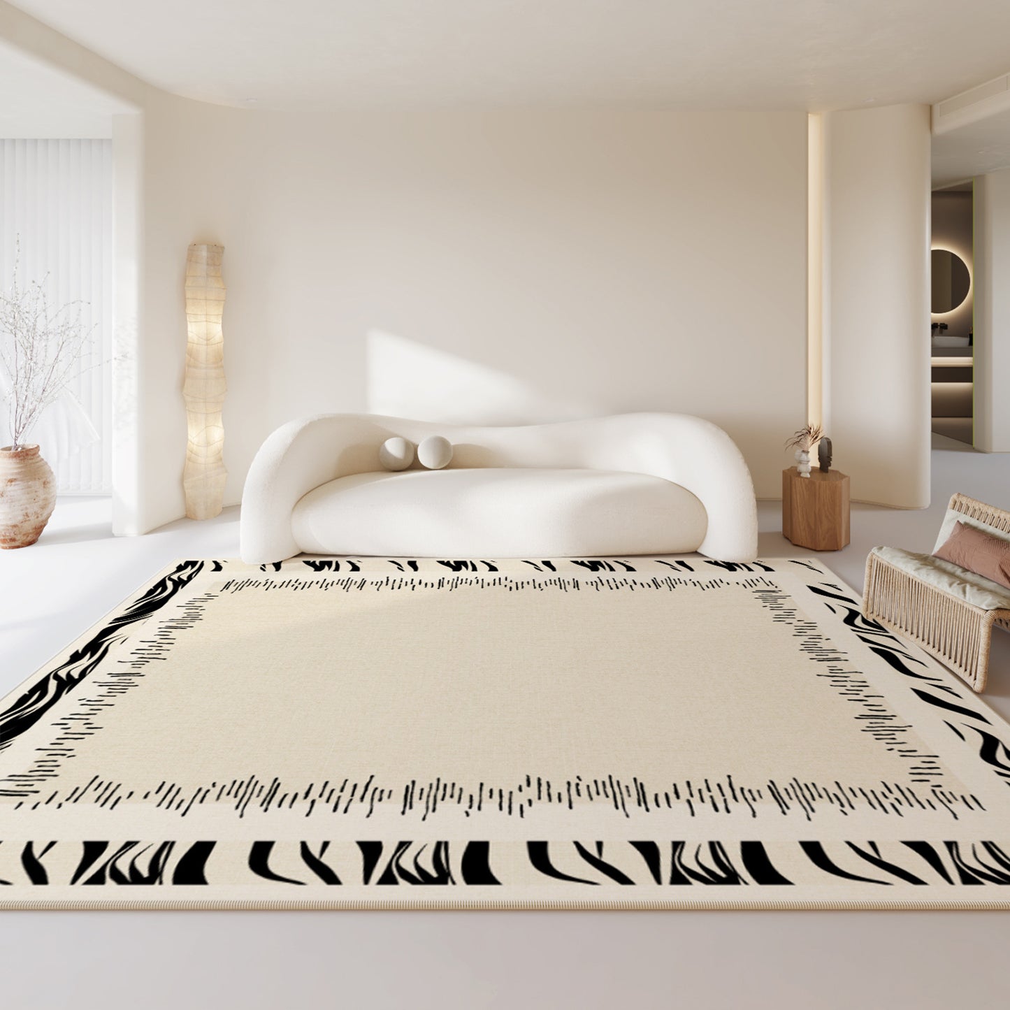 French Minimalist Rug – Waterproof, Luxe, Easy-Care Rug