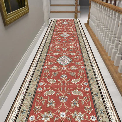 Bohemian Long Corridor Carpet Luxury European Decoration Hallway Rug