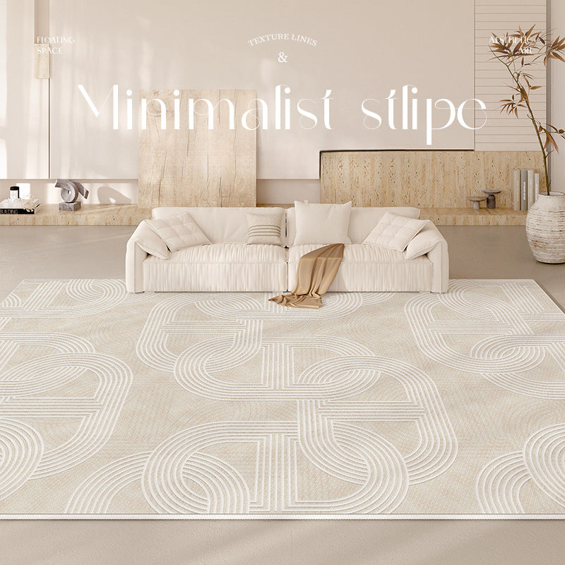 Modern Full-Coverage Plush Carpet – Luxury Bedroom & Living Room Rug
