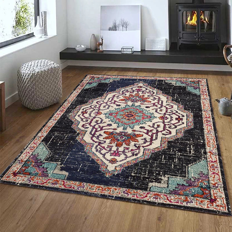 Turkey Mandala Big Carpet Non-slip Waterproof Large Geometric Area Rug