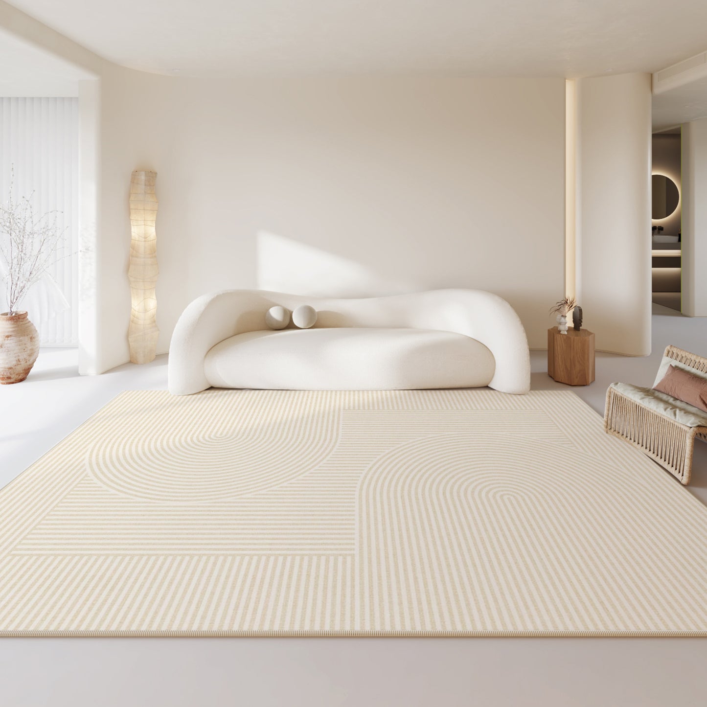 French Minimalist Rug – Waterproof, Luxe, Easy-Care Rug