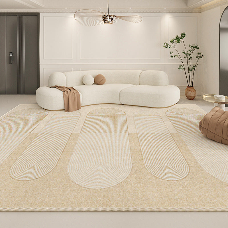 2025 New Cream Loop-Pile Rug – Waterproof & Modern