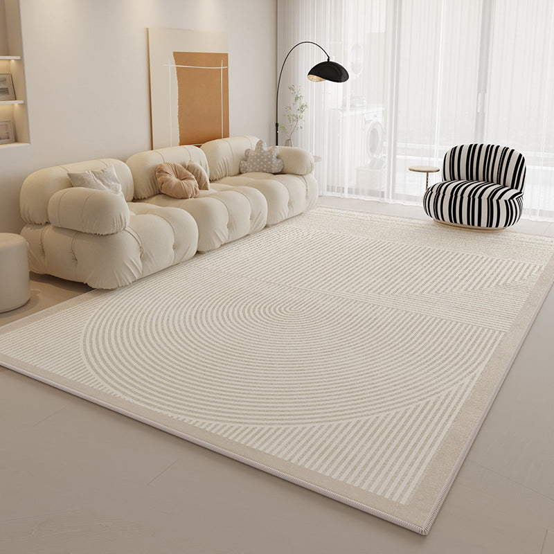 2025 New Cream Loop-Pile Rug – Waterproof & Modern