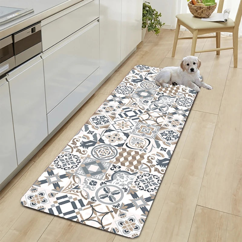 Floor Mat for Kitchen Nordic  Floor Waterproof Rug