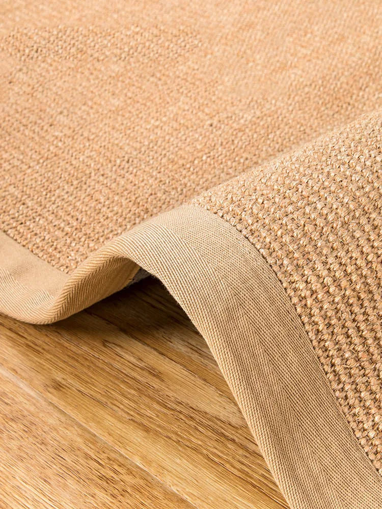 Sisal Woven Rug For Living Room Home Japan Rattan Bedroom Rug