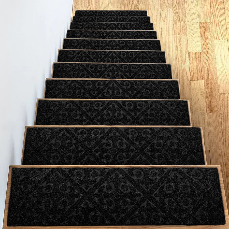 Washable non-slip Stair Treads Protector Rug Self-adhesive Rug