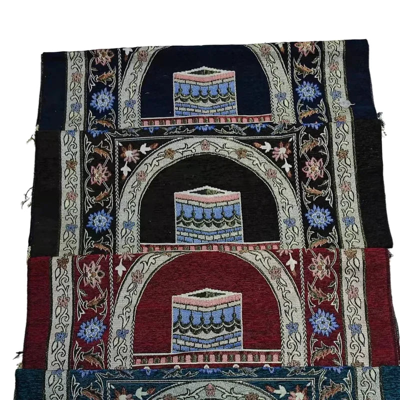 Muslim Carpet Worship Blanket Chenille Middle East Islam Eid Mat