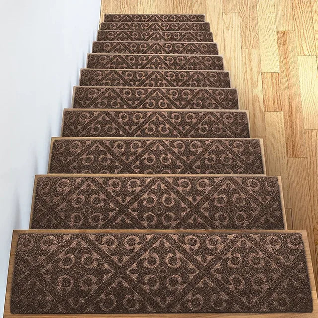 Washable non-slip Stair Treads Protector Rug Self-adhesive Rug