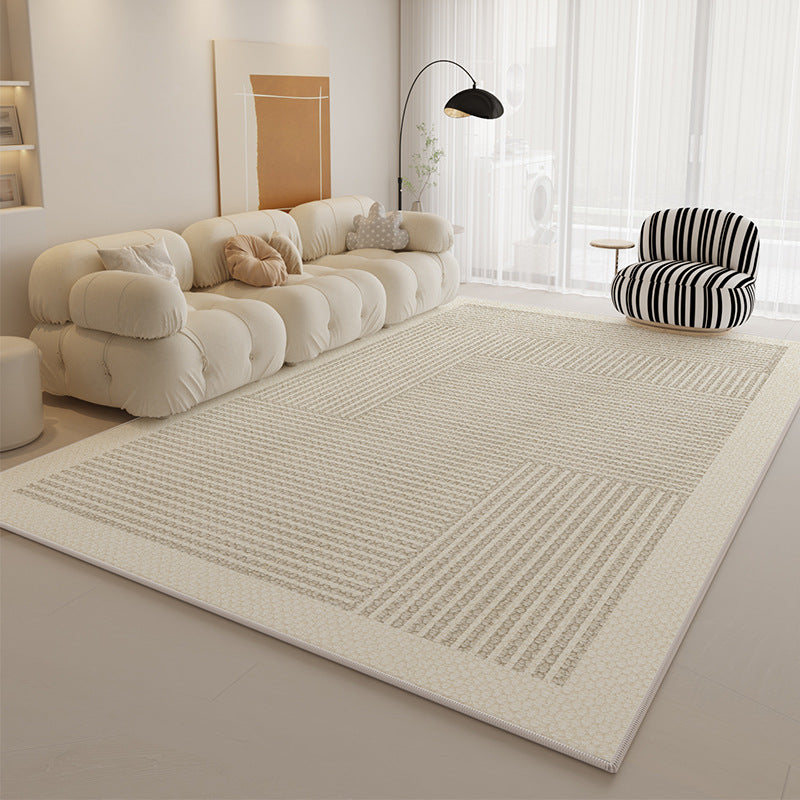 2025 New Cream Loop-Pile Rug – Waterproof & Modern