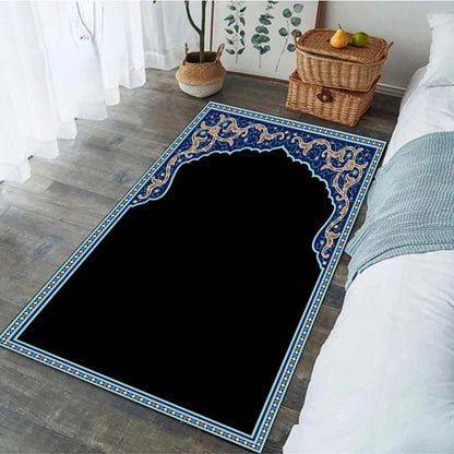 Religious Carpet Turkish Prayer Rug Ramadan for Woman Personalize Mat