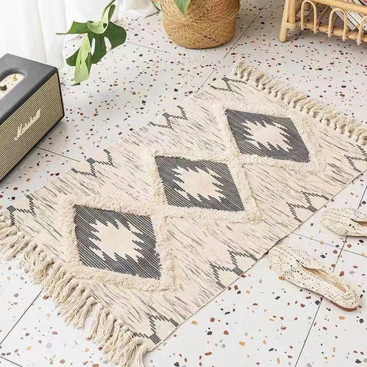 Nordic Style Bathroom Area Rug Entrance Doormat Simple Car Feet Rug