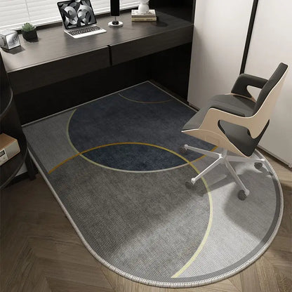 Luxury Computer Chair Carpet Study Tables Non-slip Modern Rug