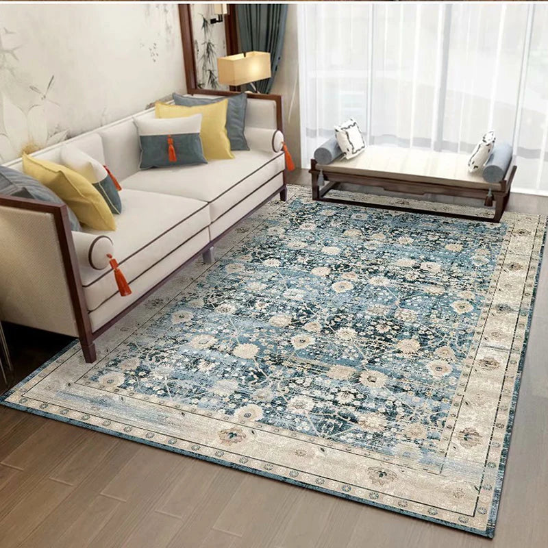 Turkey Mandala Big Carpet Non-slip Waterproof Large Geometric Area Rug