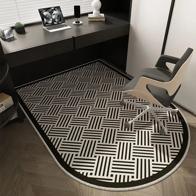 Luxury Computer Chair Carpet Study Tables Non-slip Modern Rug