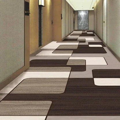 Modern Household Long Corridor Carpet Aisle HOTEL Non-slip Long Rug