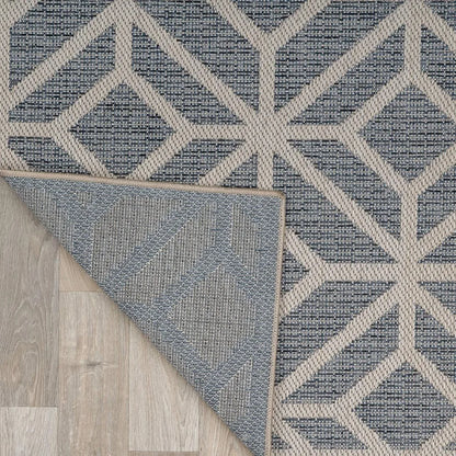 Contemporary  Outdoor Rug Geometric Design for Deck Rug