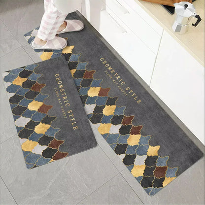 Kitchen Mat Fashion Simple Nordic Style  House Hold Long Strip Rug