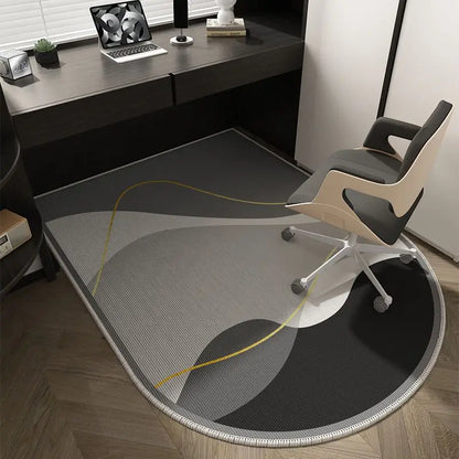 Luxury Computer Chair Carpet Study Tables Non-slip Modern Rug