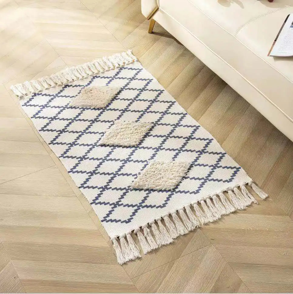 Nordic Style Bathroom Area Rug Entrance Doormat Simple Car Feet Rug